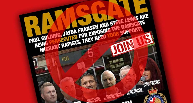No Britain First March in Ramsgate graphic