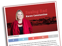 Karen's Seeing Red column in The Isle of Thanet News