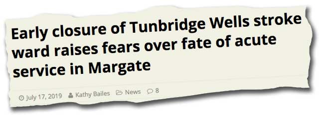 Tunbridge Wells Isle of Thanet News clipping